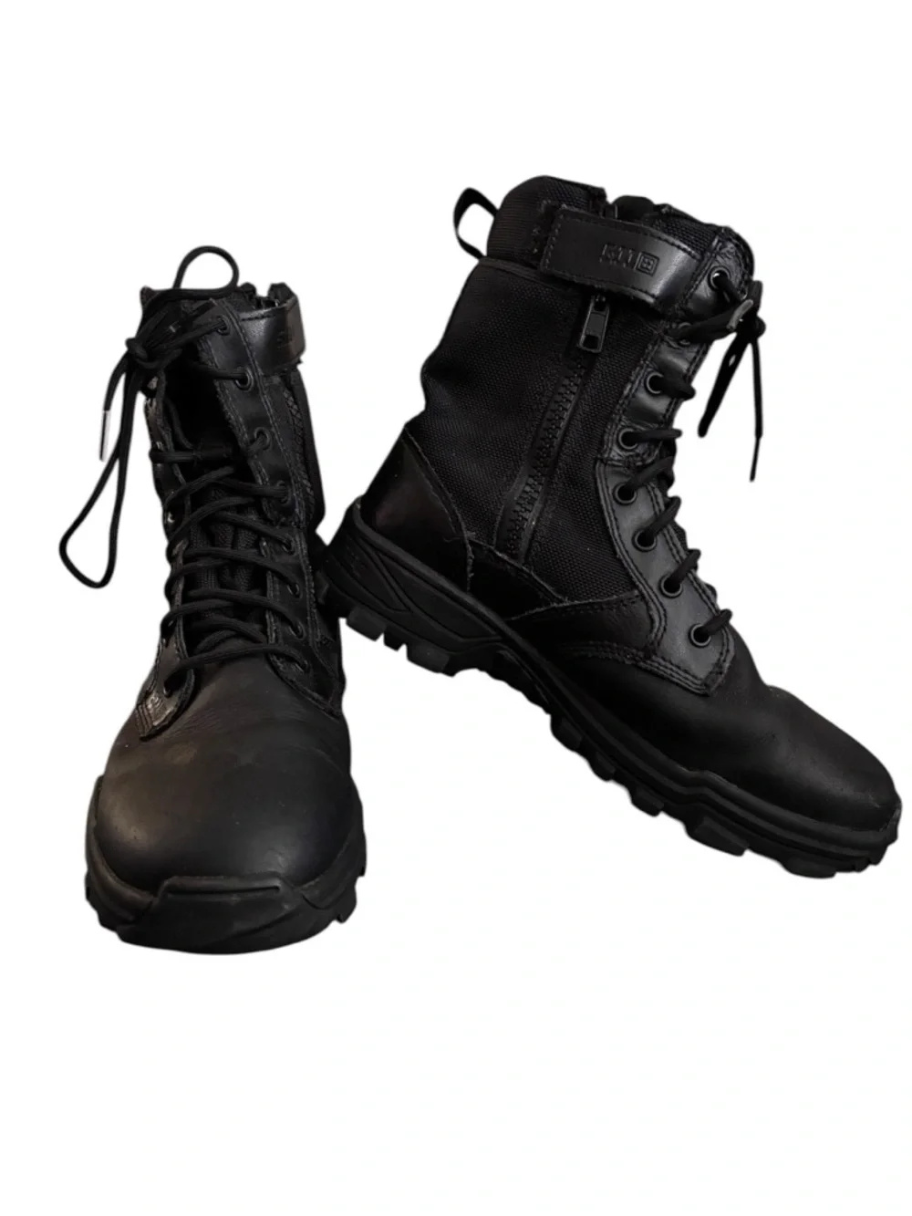 Heavy Duty 5.11 Tactical Goth Black All Season Combat Boots | Size 8.5